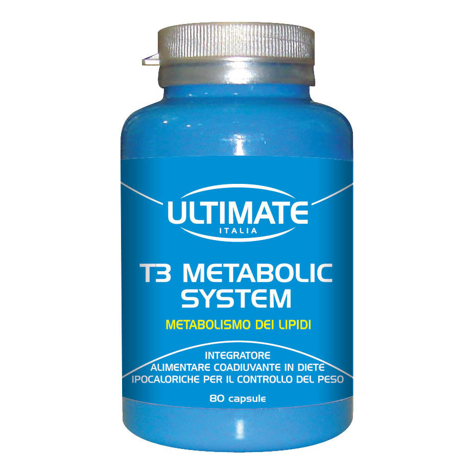 Ultimate Wellness T3 Metabolic System Integratore Dietetico 80 Capsule