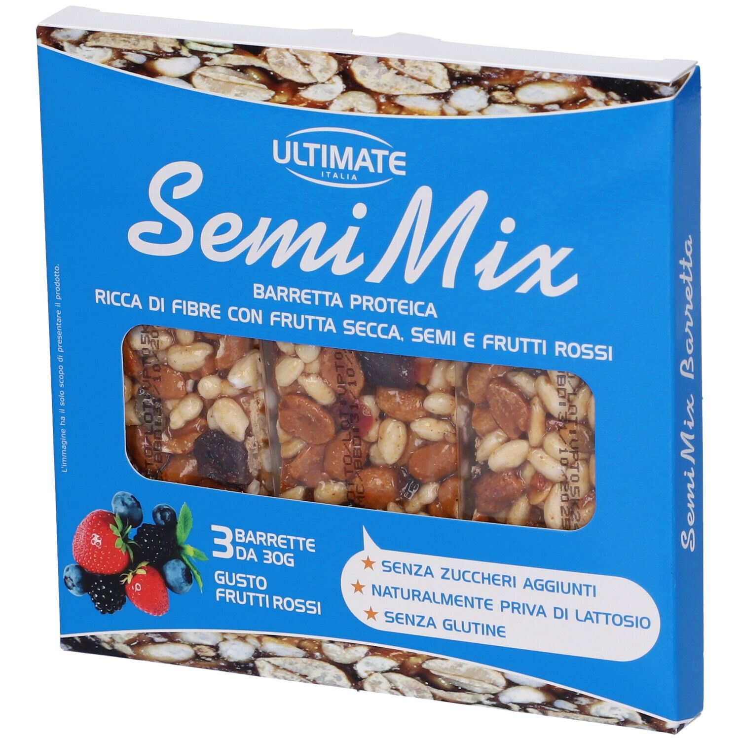 Ultimate Barretta Semimix Frutti Rossi 3 Pezzi Da 30 G 3x30 g — confronto prezzi