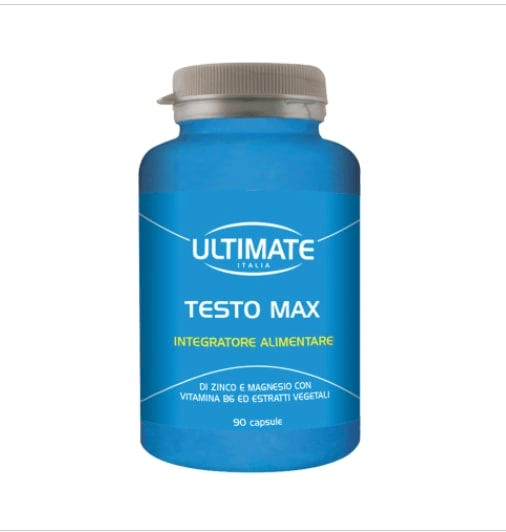 Ultimate Italia Testo Max Integratore Zinco Magnesio Vitamina B6 Estratti Vegali 90 Capsule