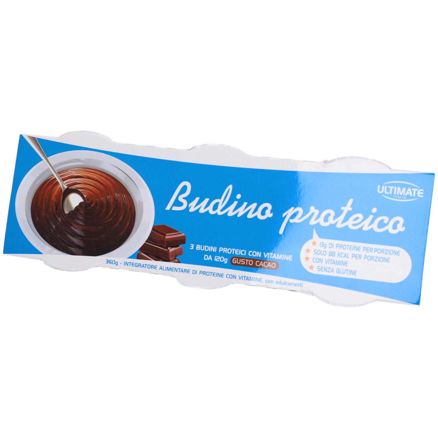 BUDINO PROTEICO CACAO 360G