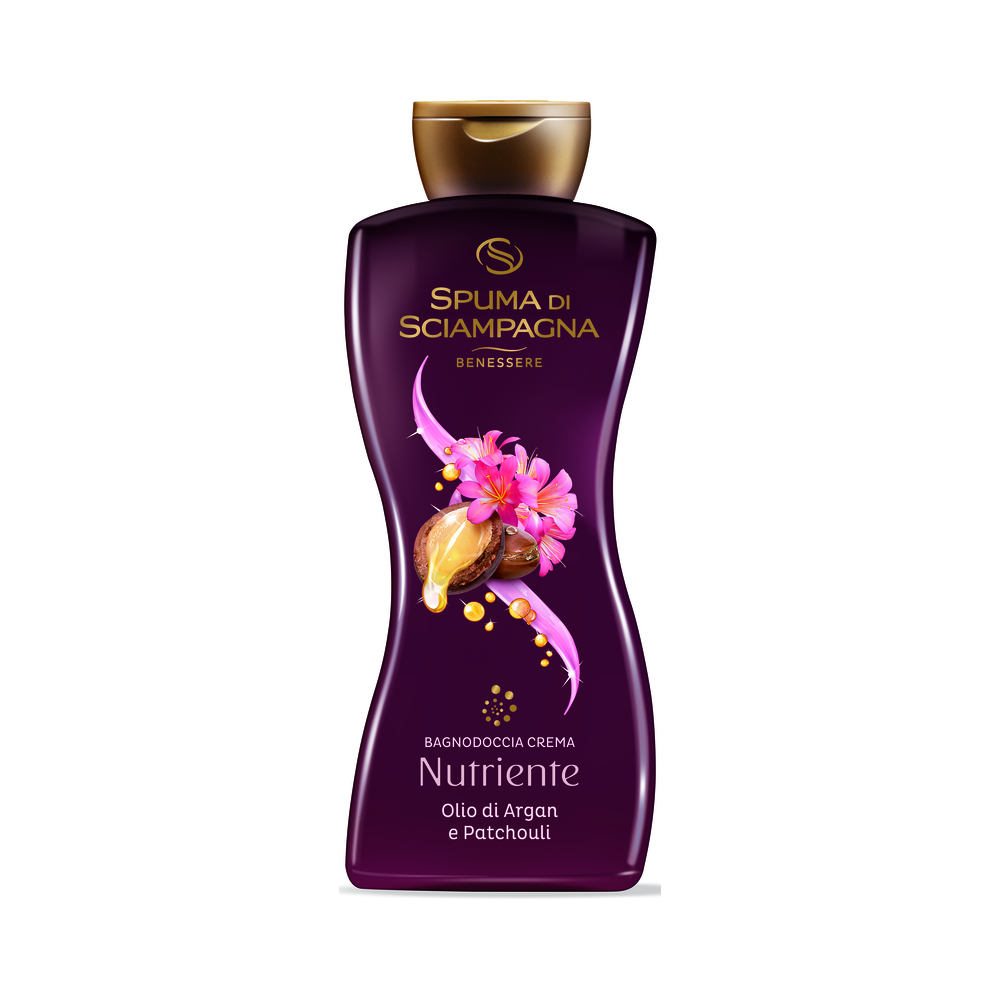 SPUMA DI SCIAMPAGNA - BAGNODOCCIA CREMA OLIO DI ARGAN