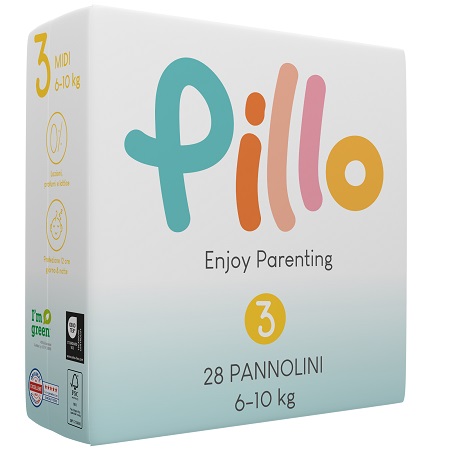 Pannolini Pillo Taglia 3 Midi 6-10 Kg 28 St