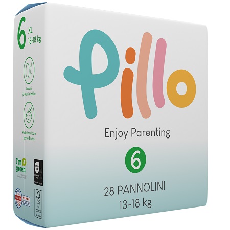 Pillo Enjoy Parenting 6 Xl Pannolini 13-18kg 28 Pezzi