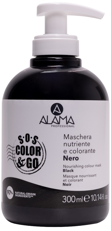Alama maschera colorante nutriente tonalizzante nero 300 ml