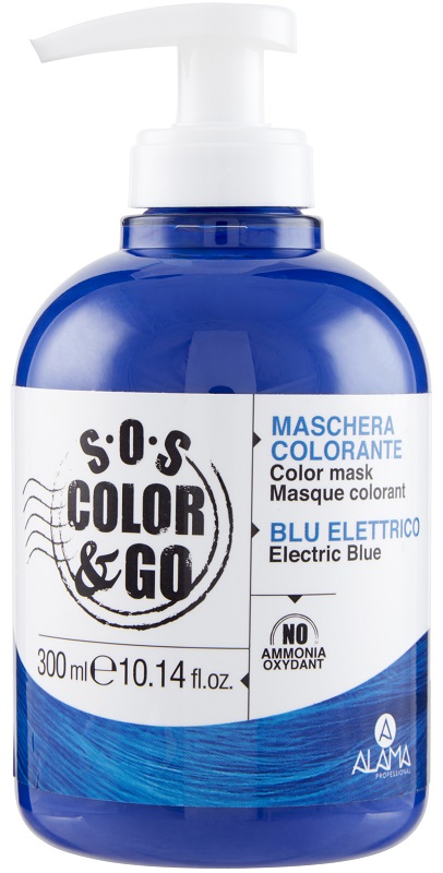 ALAMA - SOS color & Go - maschera colorata condizionante - blu elettrico