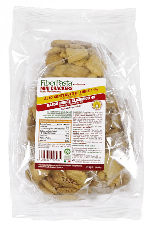 Fiberpasta minicrackers 210g — confronto prezzi