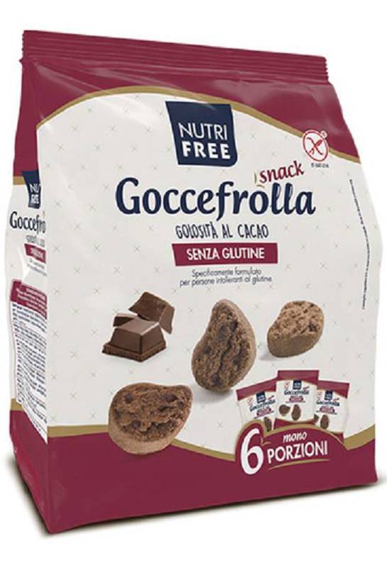 Nutrifree gocciolotti cioccolato snack 40 g x 6