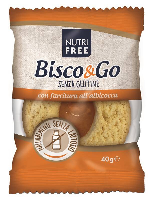 Nutri Free Bisco&Go con Faritura all'Albicocca Senza Glutine 40 g — confronto prezzi