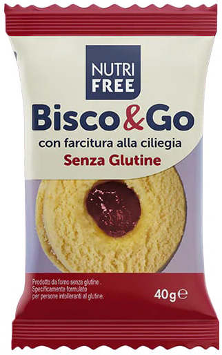 Nutrifree bisco&amp;go ciliegia40g