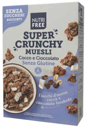 Nutrifree Super Crunch Muesli Cocco Senza Glutine 300 Grammi