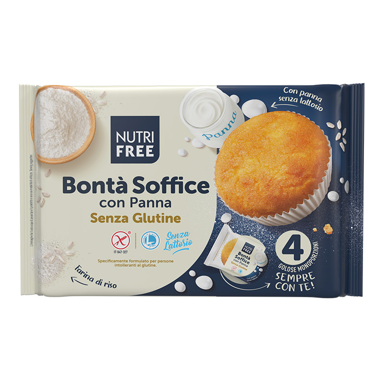 Bontà Soffice con Panna Senza Glutine - Nutrifree 140 g