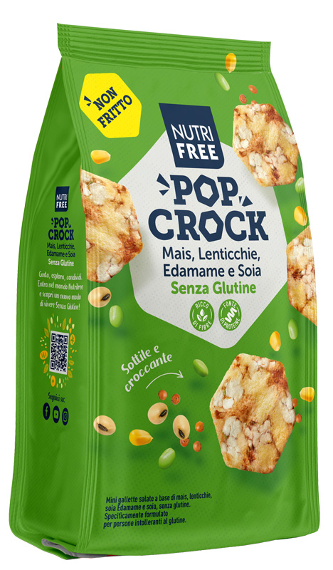Nutrifree pop crock mais lenticchie e edamame e soia 60 g
