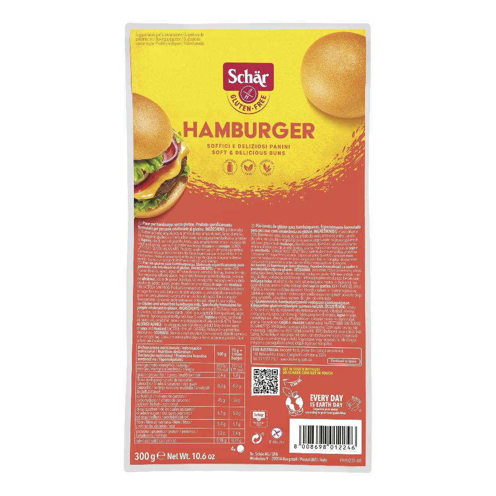 Schar Panini Per Hamburger Senza Glutine 300 g