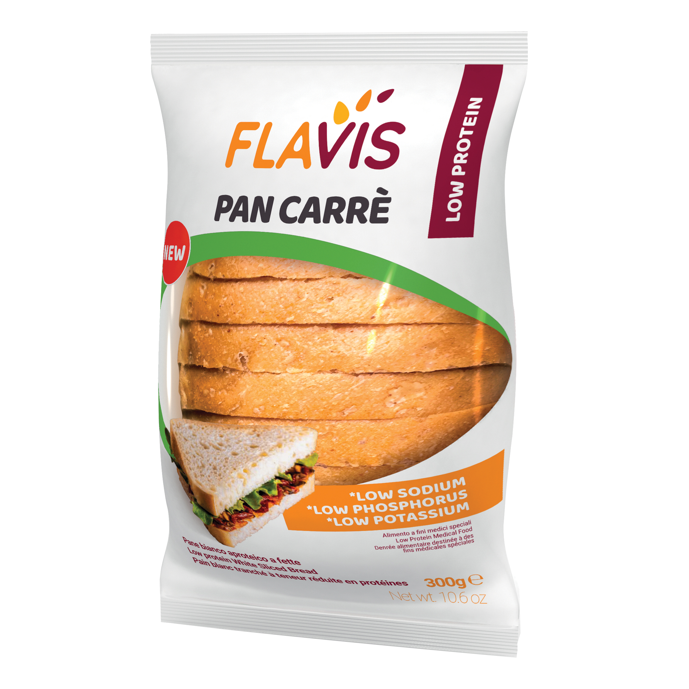 Flavis Pan Carre' 300g