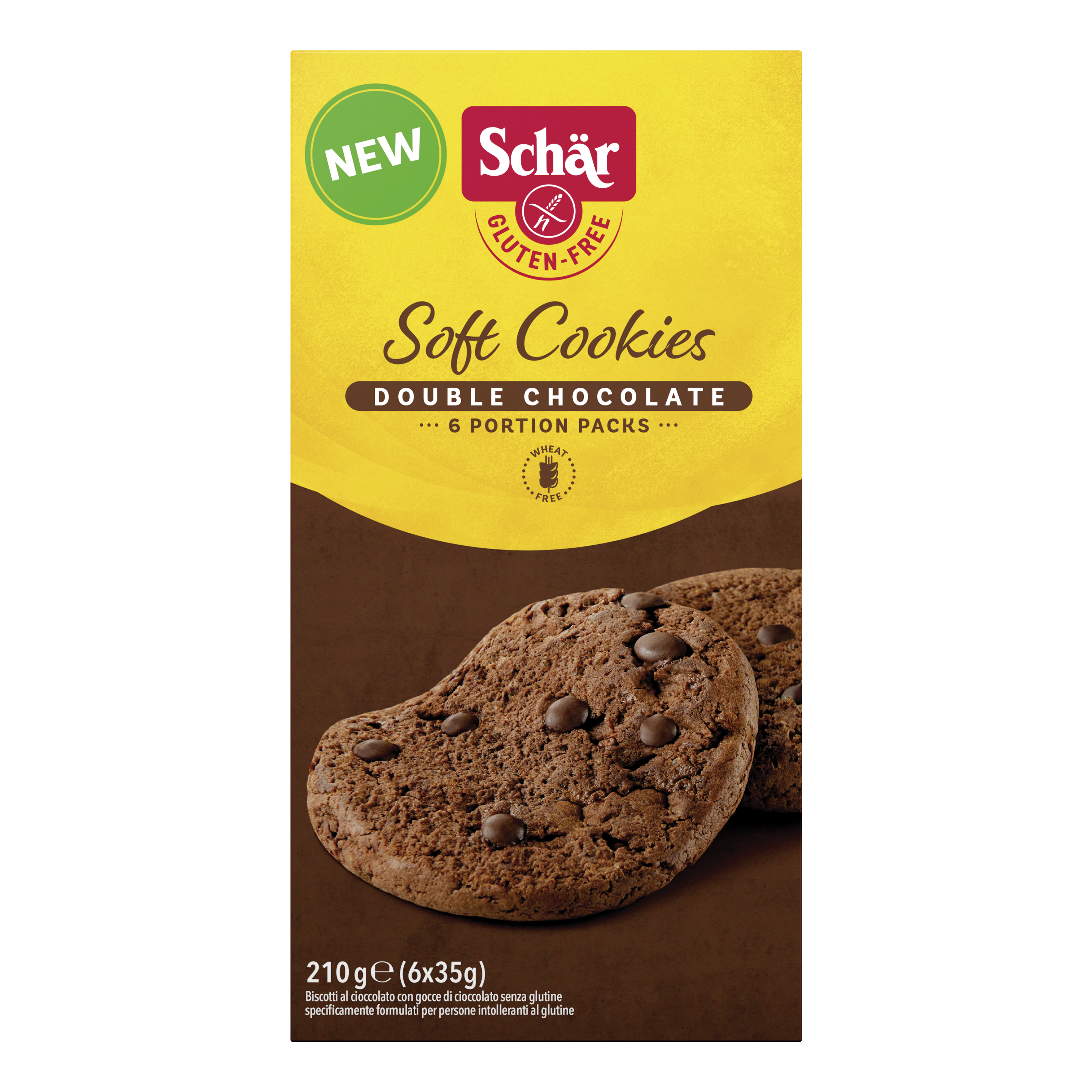 Schar soft cookie double chocolate 210 g — confronto prezzi