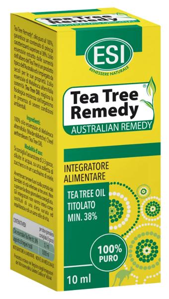 Esi Tea Tree Remedy Oil Olio Essenziale Puro di Tea Tree Integratore 10 ml