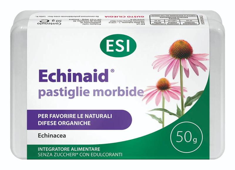 Esi Echinaid Caramelle Gommose Svizzere Gusto Ciliegia Integratore Difese Naturali dell'Organismo 50 g