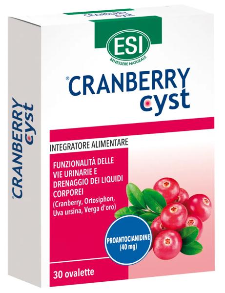 Esi Cranberry Cyst Integratore Vie Urinarie 30 Ovalette