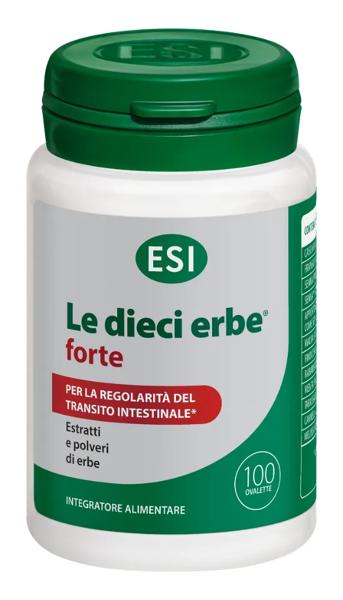 Esi Le Dieci Erbe + Forte Integratore Per il Transito Intestinale 100 Ovalette