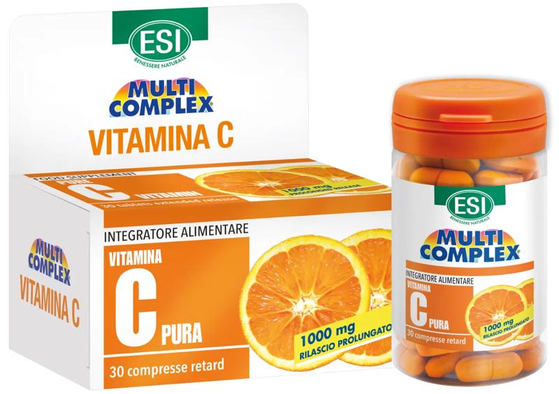 Esi Vitamina C Pura Retard Integratore Sistema Immunitario 30 Compresse