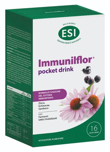 ESI Immunilflor Integratore Sistema Immunitario 16 Pocket Drink