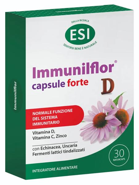 Esi Immunilflor Urto Integratore con Vitamina D 30 Naturcaps