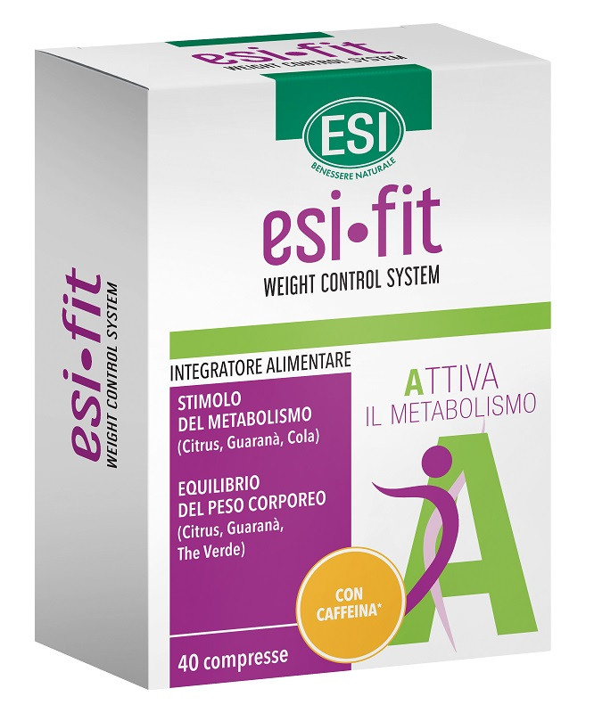 Esi Fit Attiva per stimolare il metabolismo e l'equilibrio del peso corporeo 40 compresse — confronto prezzi