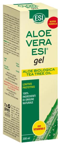 Esi Aloe Vera Gel Con Vitamina E e Tea Tree Oil 200 ml