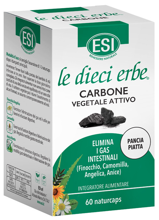 Esi Karbofin Forte Carbone Vegetale 60 Naturcaps