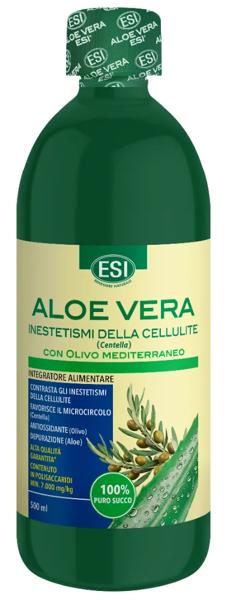 Esi Aloe Vera Integratore Anti-Cellulite con Olivo Mediterraneo 500 ml