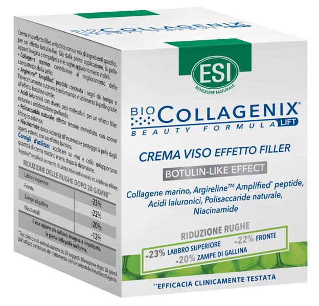 Esi Biocollagenix Crema Viso Effetto Filler Anti-Rughe 50 ml