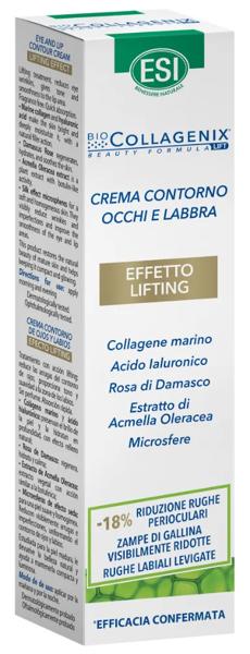 Esi Biocollagenix Crema Contorno Occhi e Labbra Effetto Lifting Anti-Rughe 15 Ml