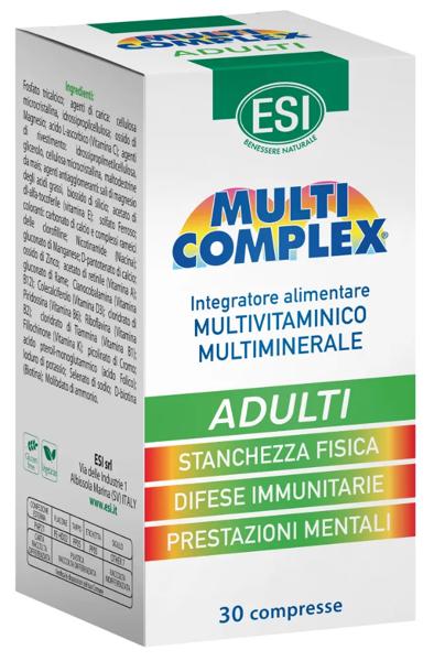 Esi Multicomplex Adulti Integratore Vitamine e Sali Minerali 30 Compresse