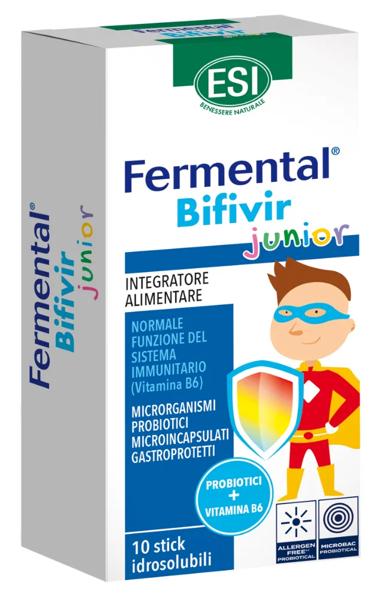 Esi Fermental Bifivir Junior Integratore Di Fermenti Lattici Per Il Sistema Immunitario 10 Stick