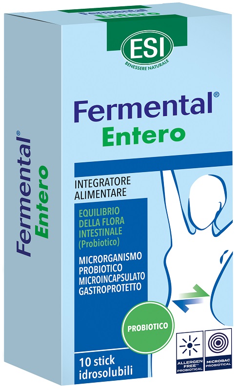 Esi Fermental Entero Integratore Per L'equilibrio Della Flora Intestinale 10 Stick Idrosolubili