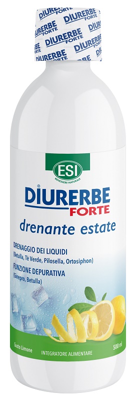 Esi Diurerbe Forte Integratore Drenante Estate Limone Bipack 500ml + 500ml