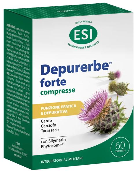 ESI Depurerbe Forte 60 Compresse Depurazione Fegato e Funzione Epatica