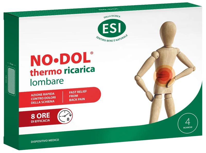 Esi No Dol Thermo Ricarica Lombare per Dolori alla Schiena 4 Ricariche