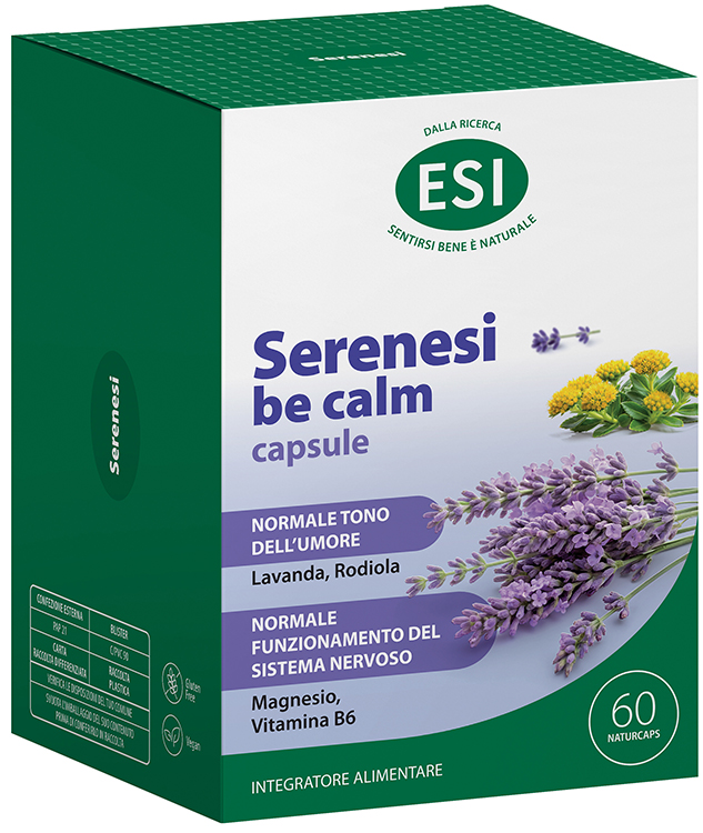 Esi Serenesi Be Calm Integratore Benessere Mentale Stress Prolungato 60 Capsule — confronto prezzi