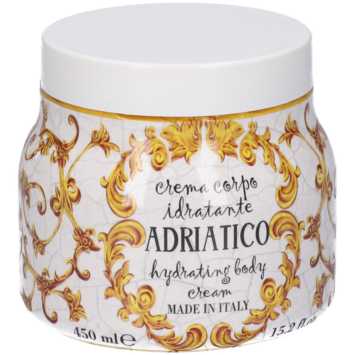 Rudy Profumi Crema Corpo Idratante Gelsomino e Ambra Linea Adriatico 450 ml