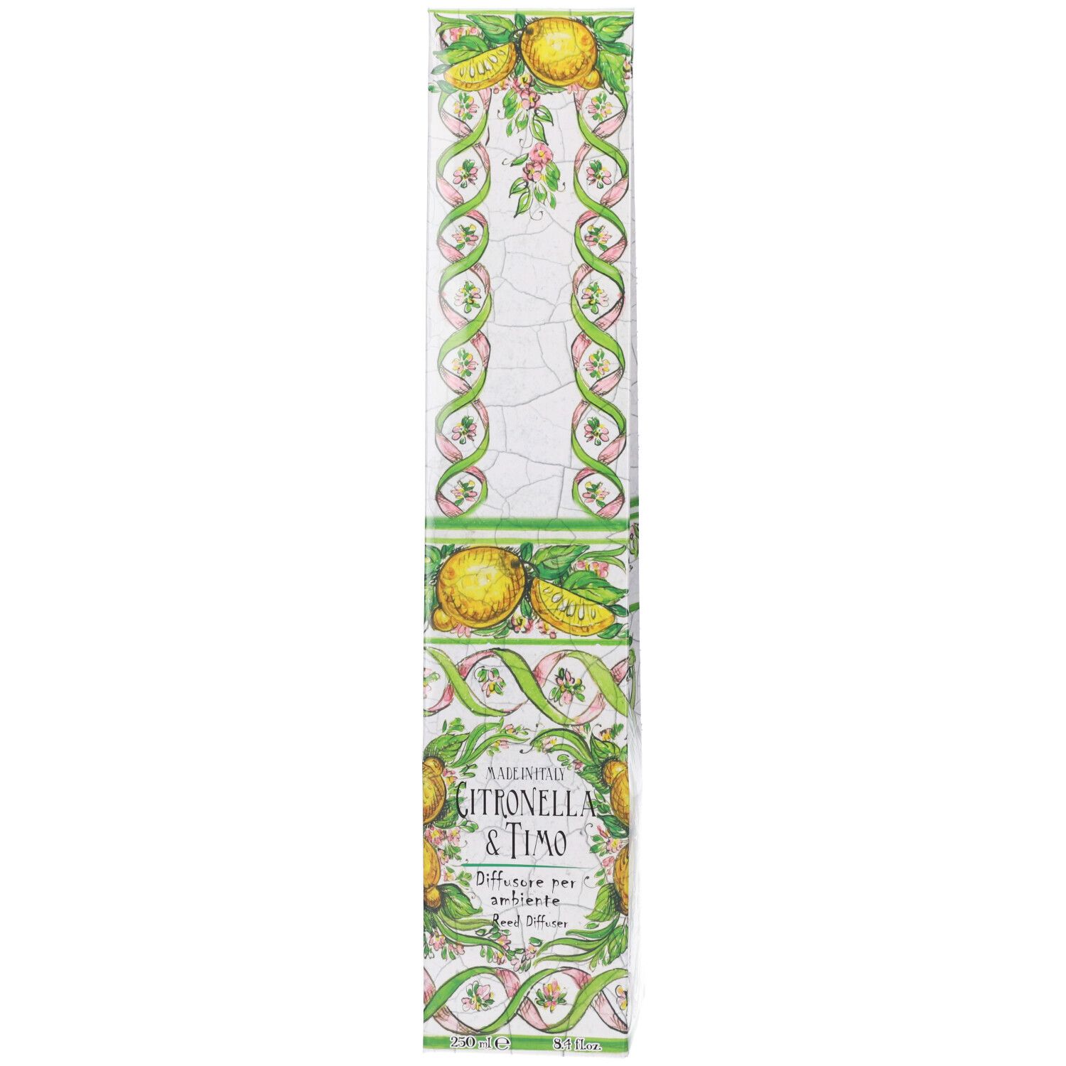 Rudy Profumi Le Maioliche Diffusore per Ambiente Citronella & Timo 250 ml Profumo