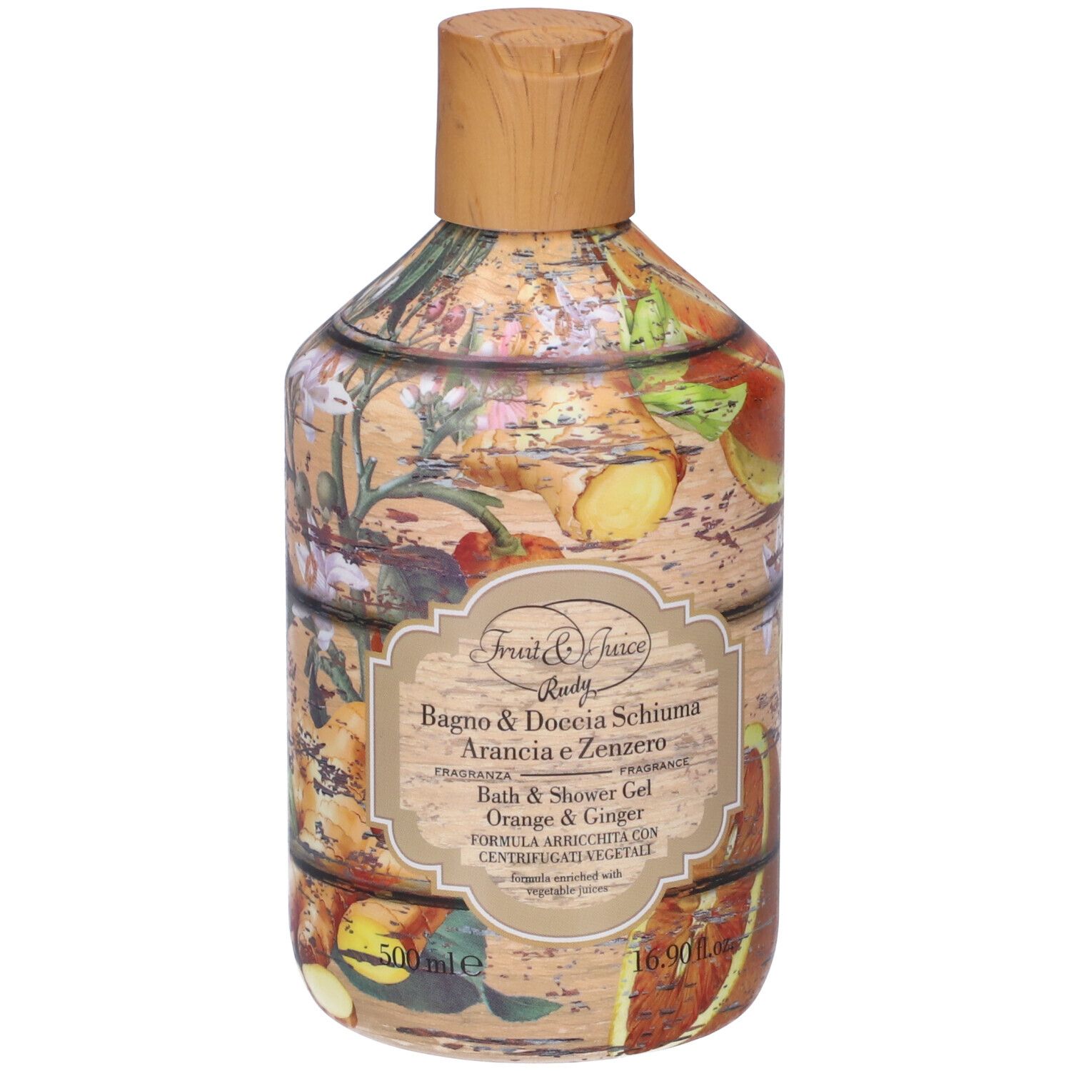 Rudy Profumi Fruit&Juice Bagno & Doccia Schiuma Arancia e Zenzero 500 ml da bagno — confronto prezzi
