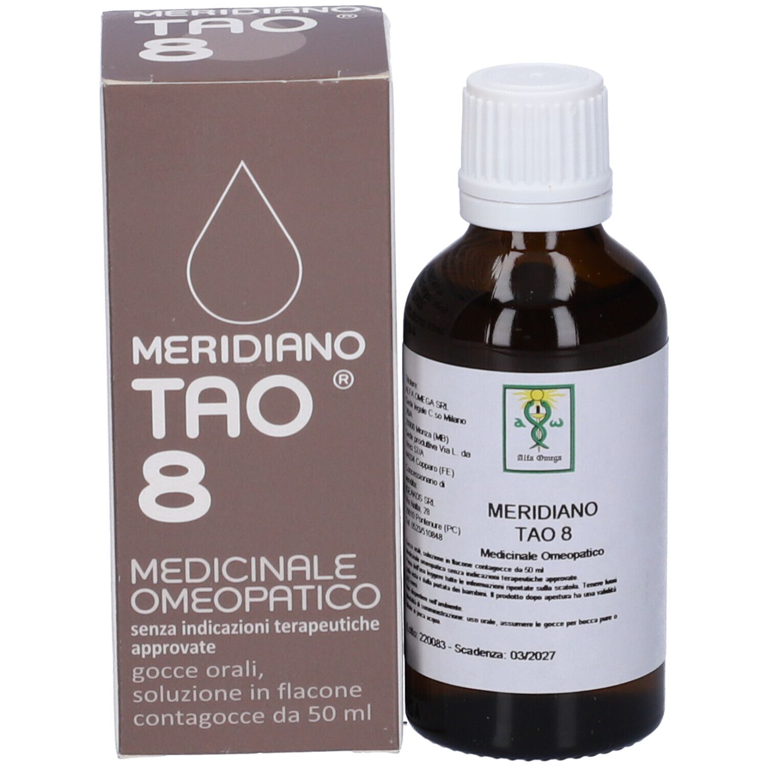 Meridiano Tao 8 Gocce Orali Medicinale Omeopatico 50 ml