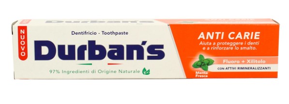 DURBANS DENTIFRICIO 75ML ANTI CARIE — confronto prezzi