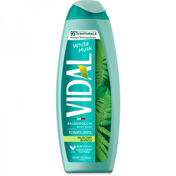 VIDAL - White musk - bagnoschiuma 500 ml