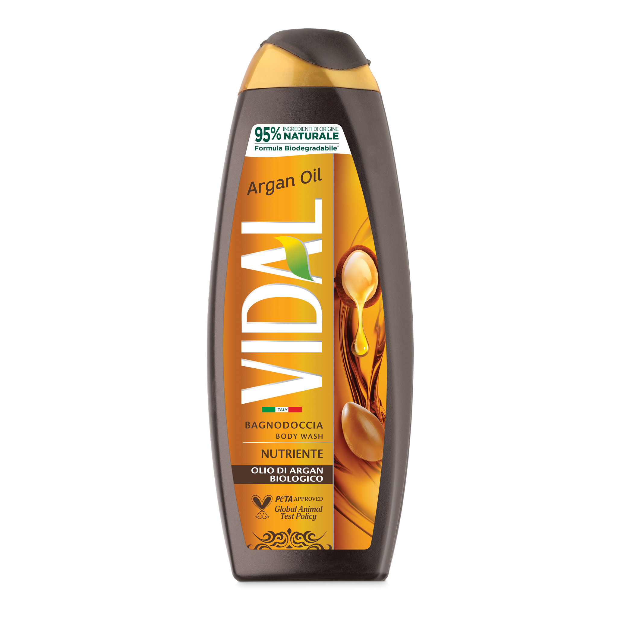 VIDAL - Argan Oil - Bagnodoccia Nutriente - Olio di Argan biologico 500 ml — confronto prezzi
