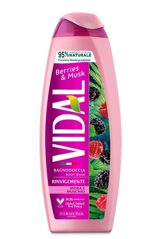 VIDAL - Berries & Musk - bagnoschiuma 500 ml — confronto prezzi