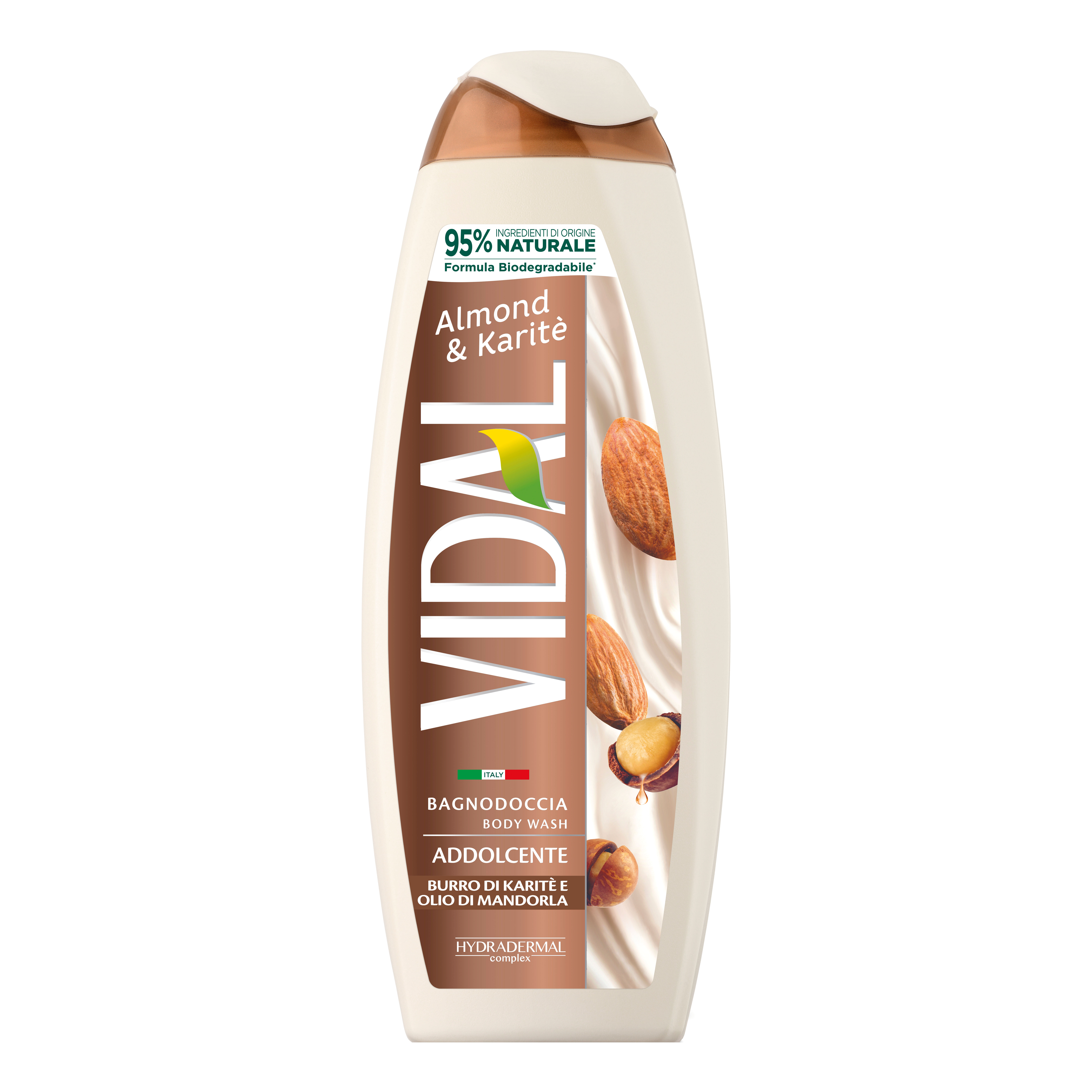 VIDAL - Bagnodoccia Addolcente - Burro di Karitè e Olio di Mandorla 500 ml