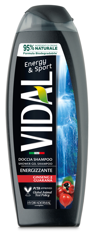 VIDAL - Energy &amp; Sport - Docciaschiuma energizzante 250 ml