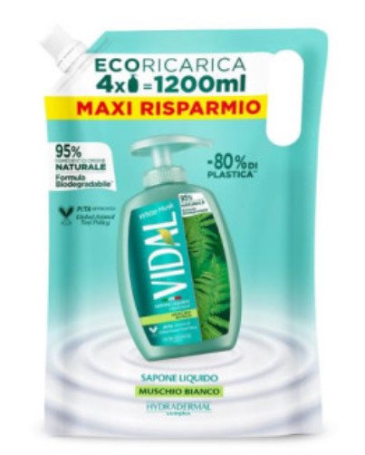 VIDAL SAPONE LIQUIDO ECORICARICA